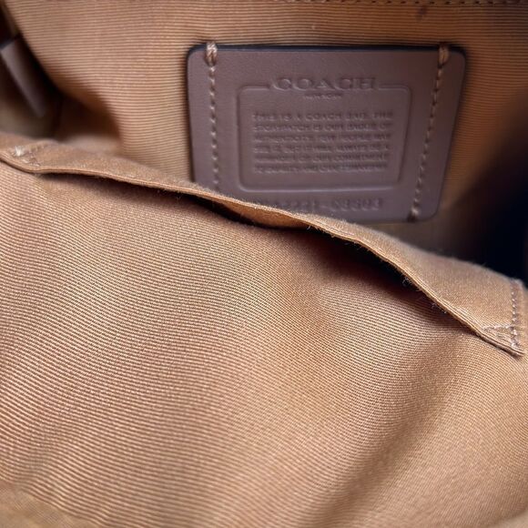 Coach Mini Court Backpack in Retro Yellow - Picture 15 of 17